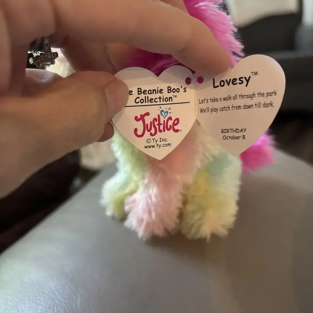 New Ty Beanie Boos - LOVESY the Dog (Justice Excl.) 6